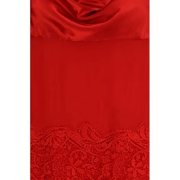 Multicolor Silk Cocktail Dress