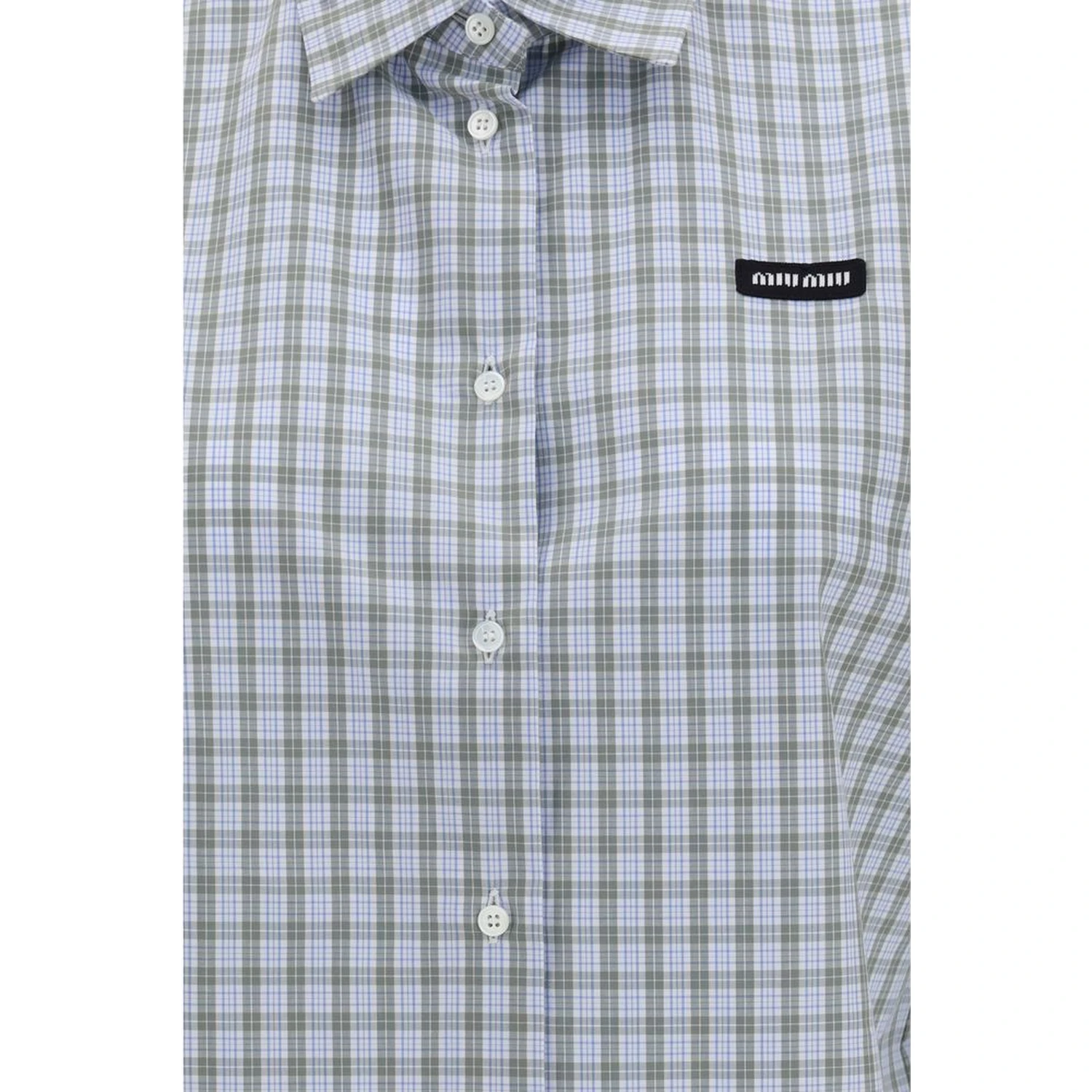 Blue Cotton Pattern Shirt