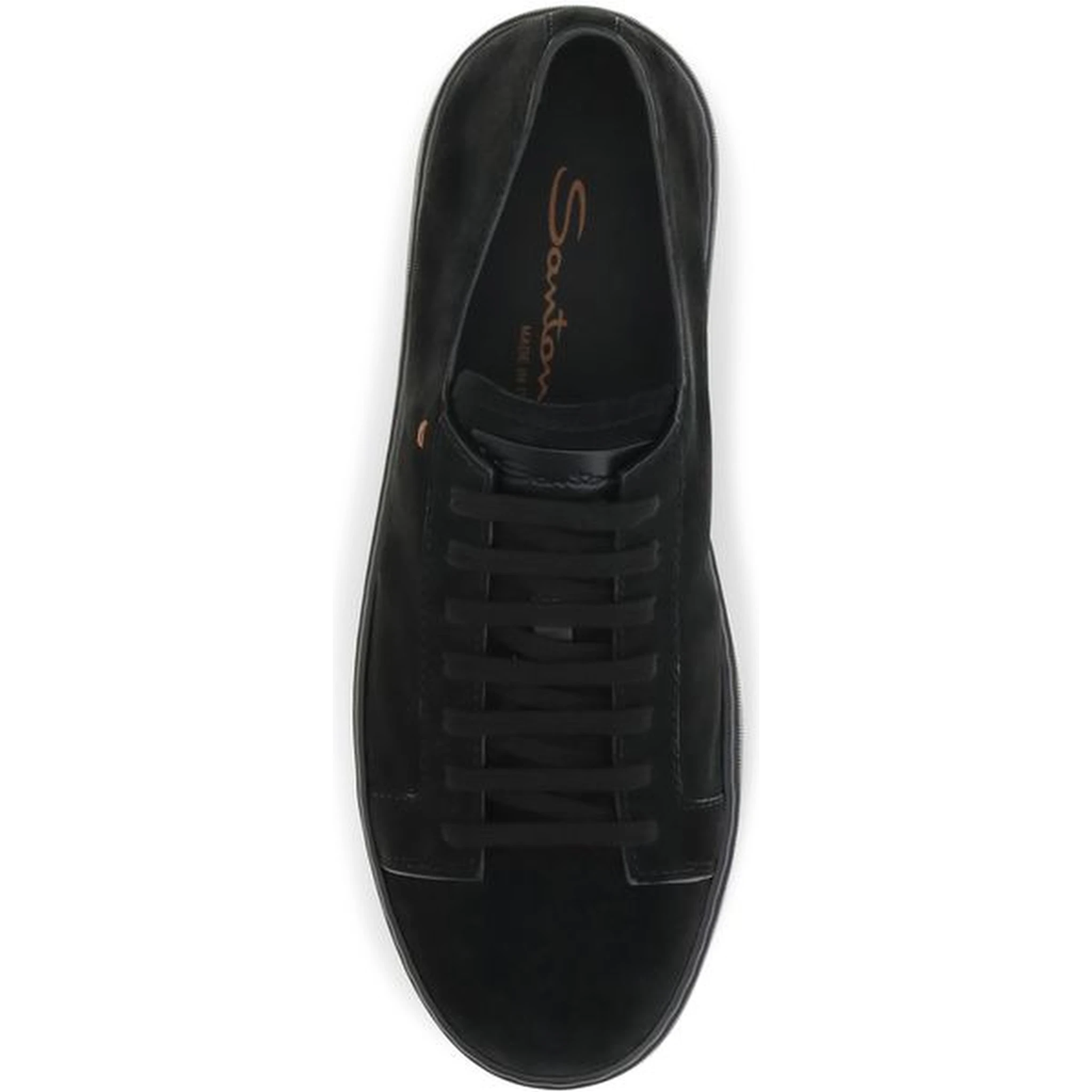 Black Calf Leather Bos Taurus Low Top Sneakers