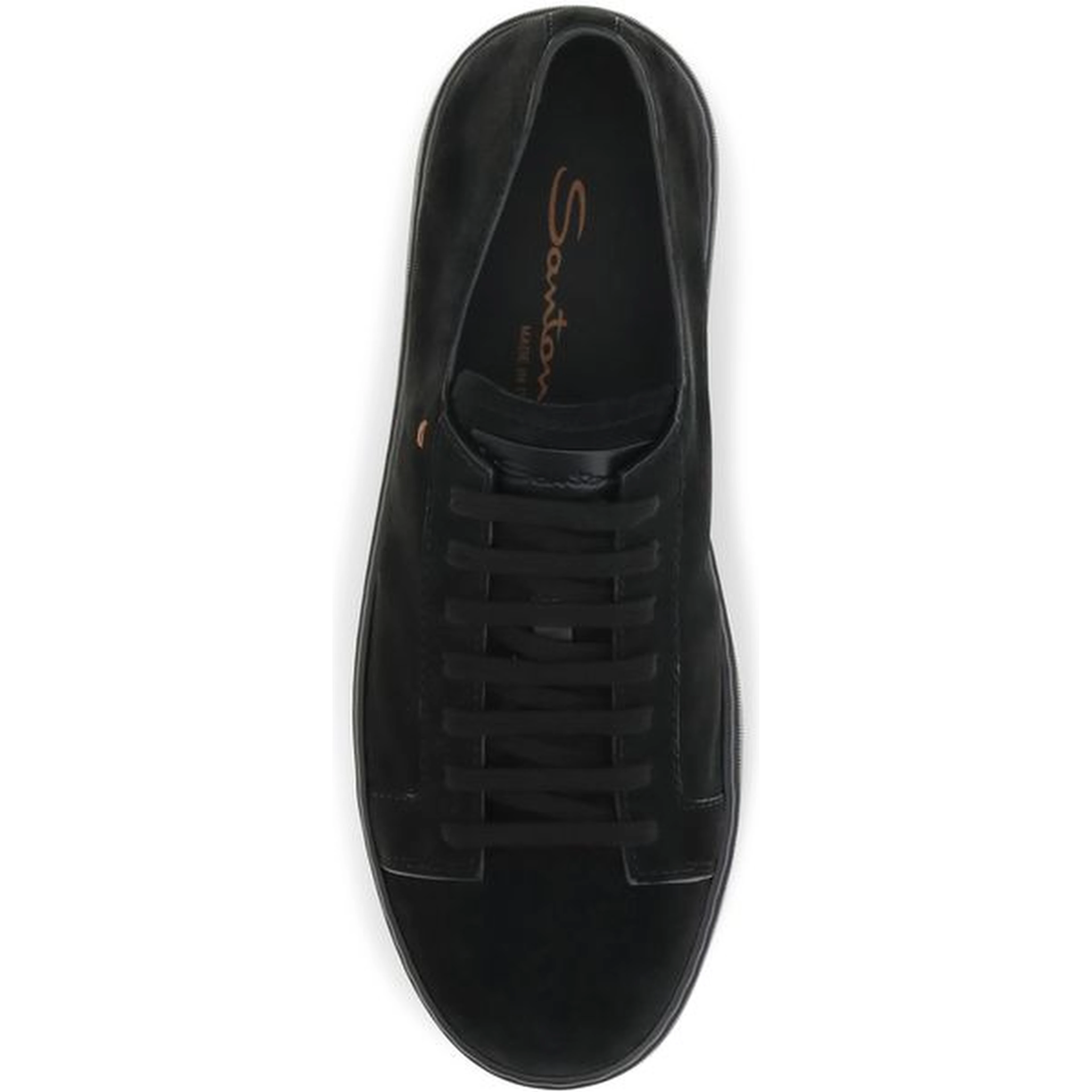 Black Calf Leather Bos Taurus Low Top Sneakers