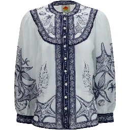 White Ramie Blouse
