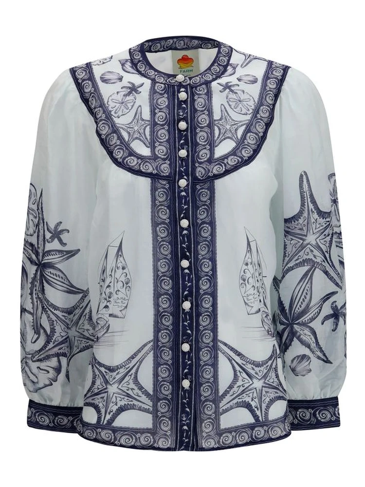 White Ramie Blouse