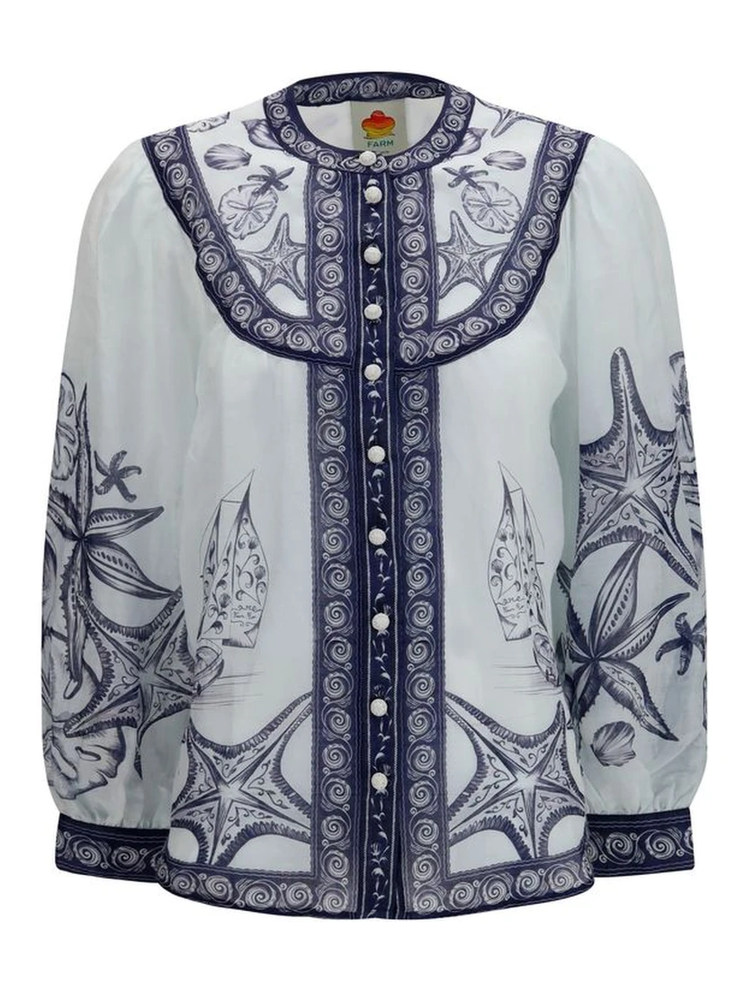 White Ramie Blouse