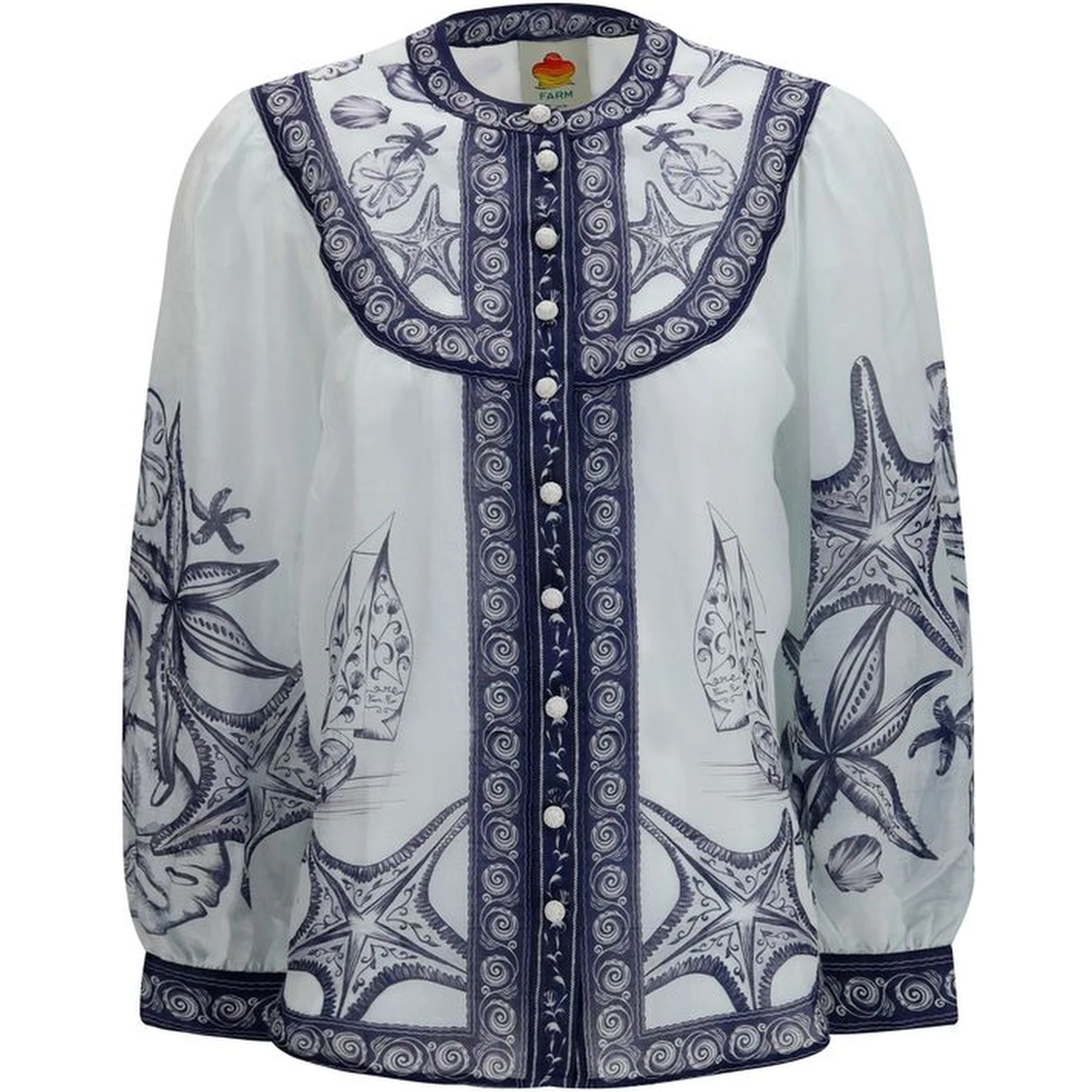 White Ramie Blouse