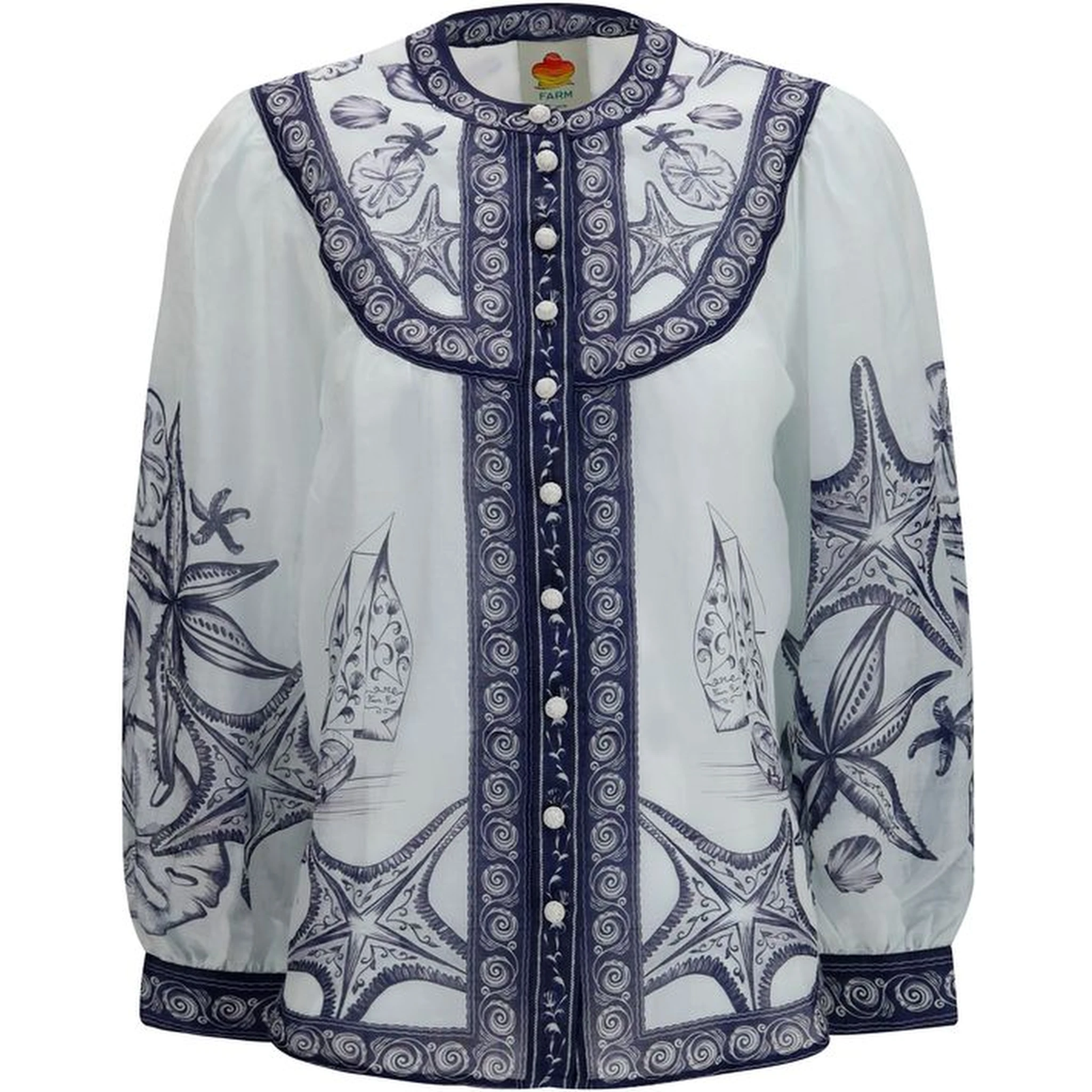 White Ramie Blouse