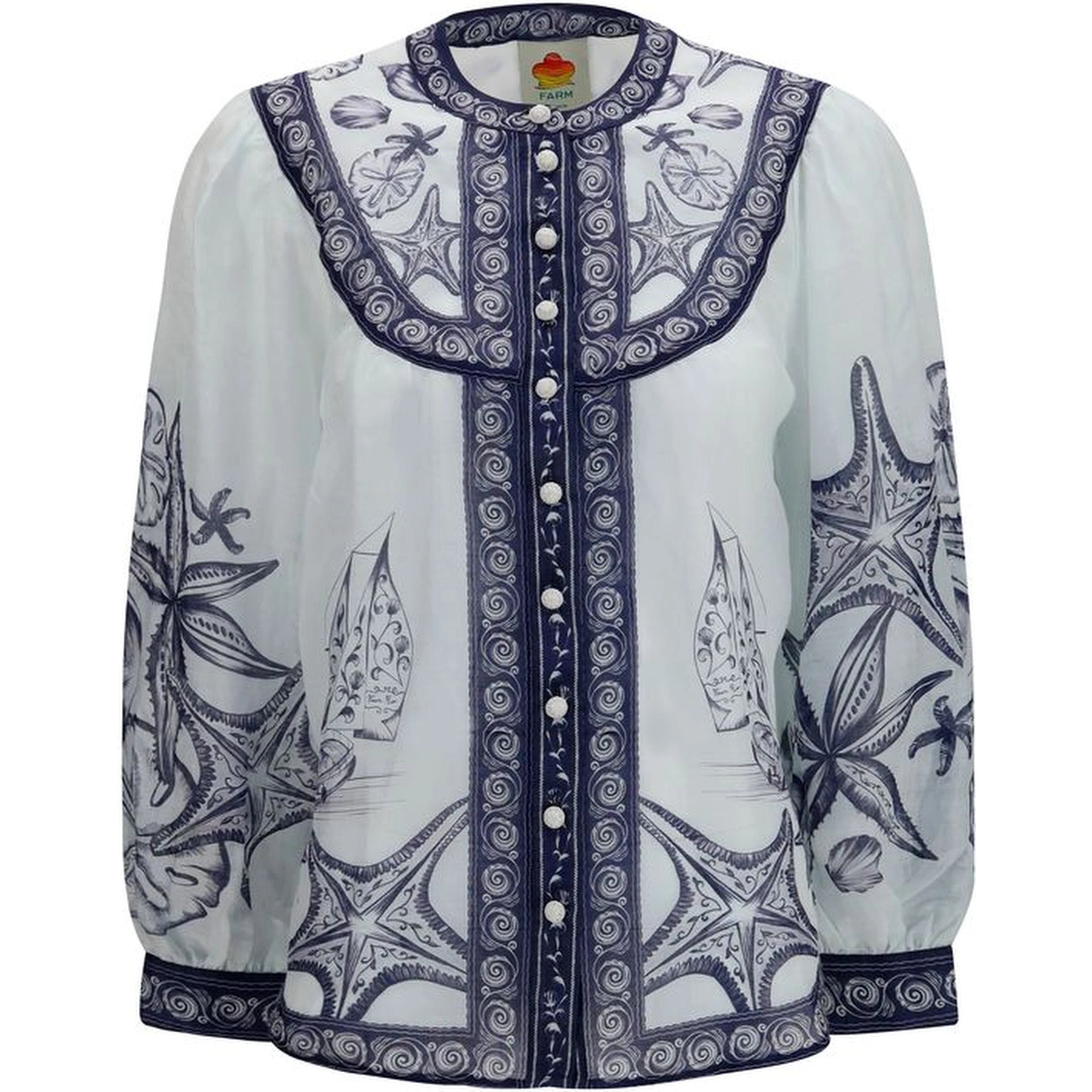 White Ramie Blouse