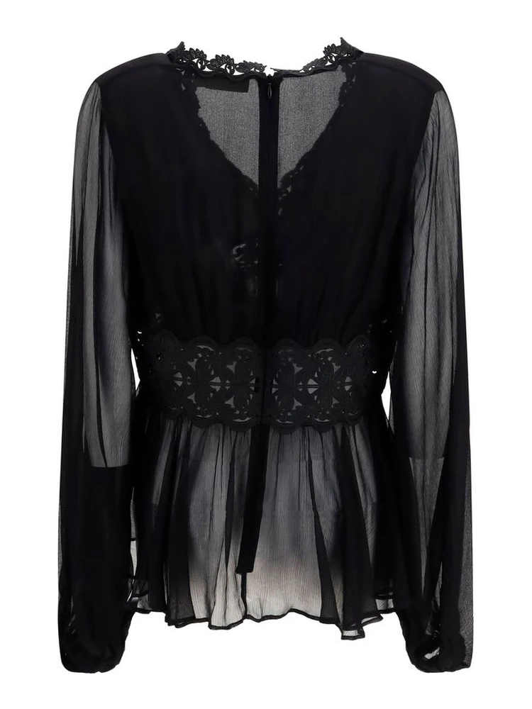 Black Viscose Blouse alternative