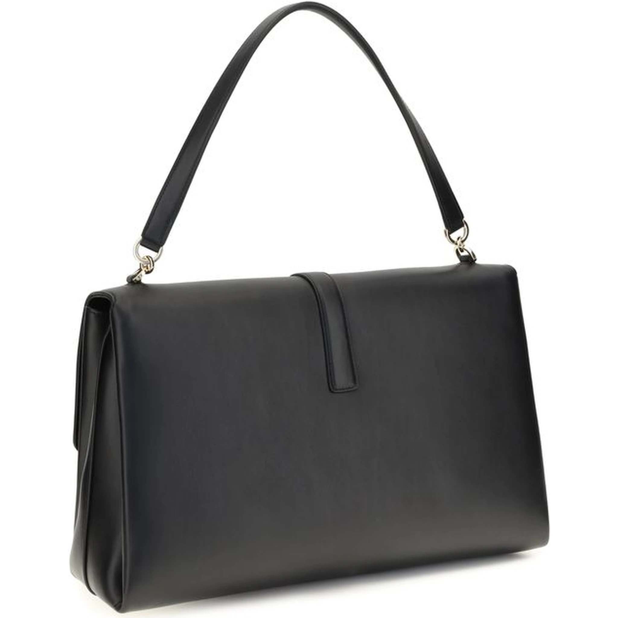 Black Calf Leather Bos Taurus Shoulder Bag