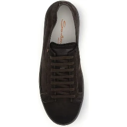 Brown Calf Leather Bos Taurus Sneakers