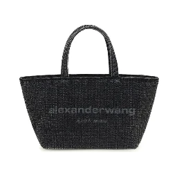 Gray Cotton Shoulder Bag