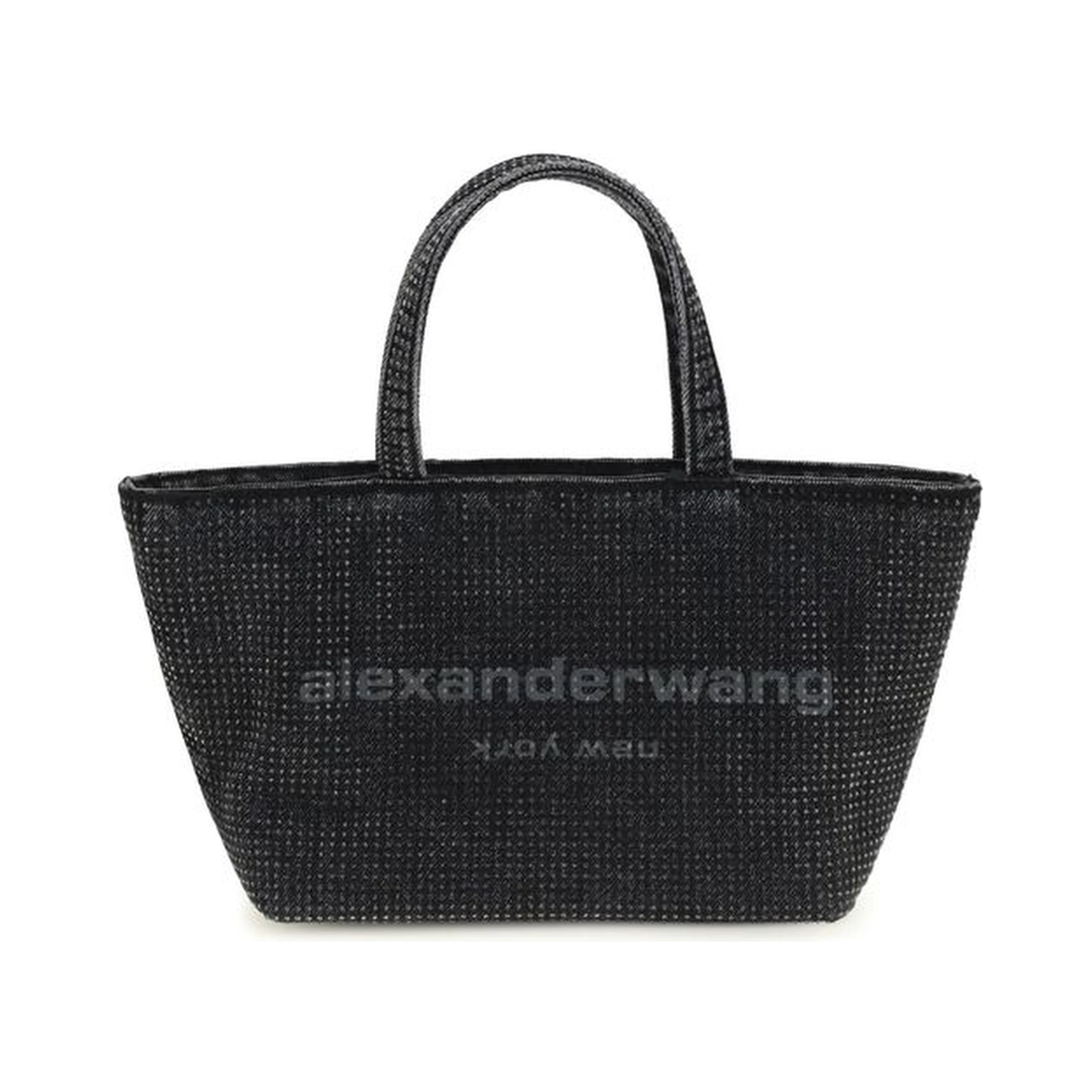 Gray Cotton Shoulder Bag