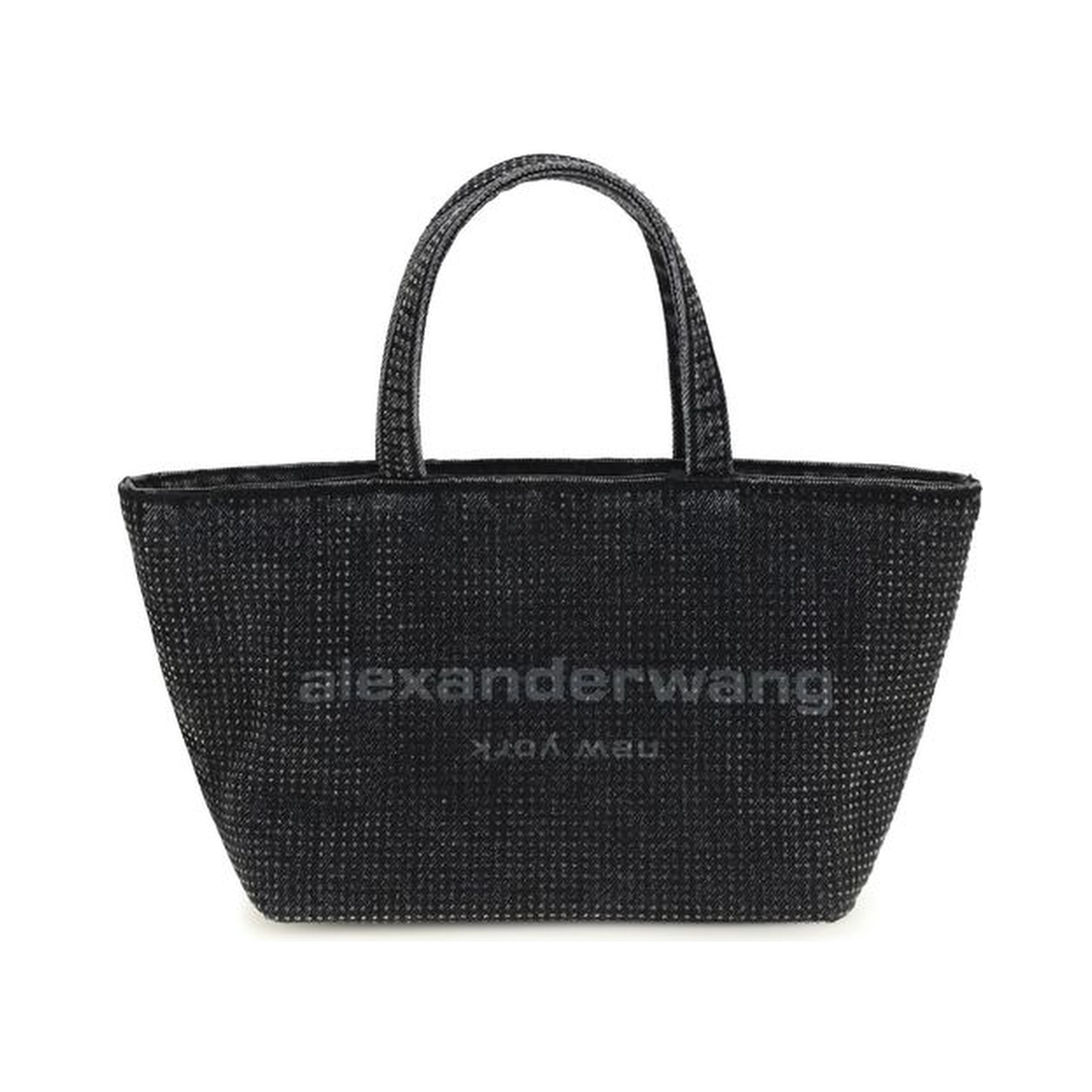 Gray Cotton Shoulder Bag