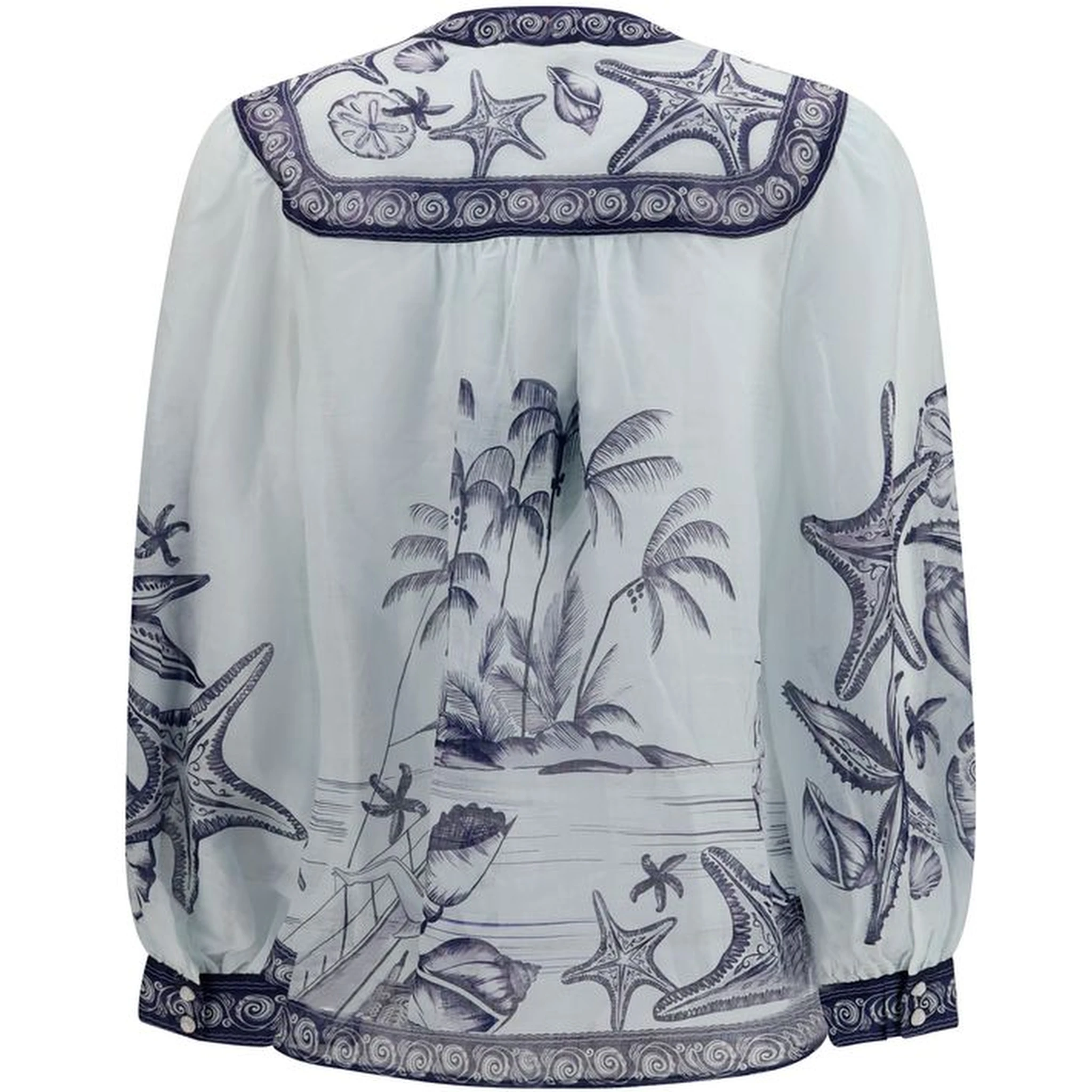 White Ramie Blouse