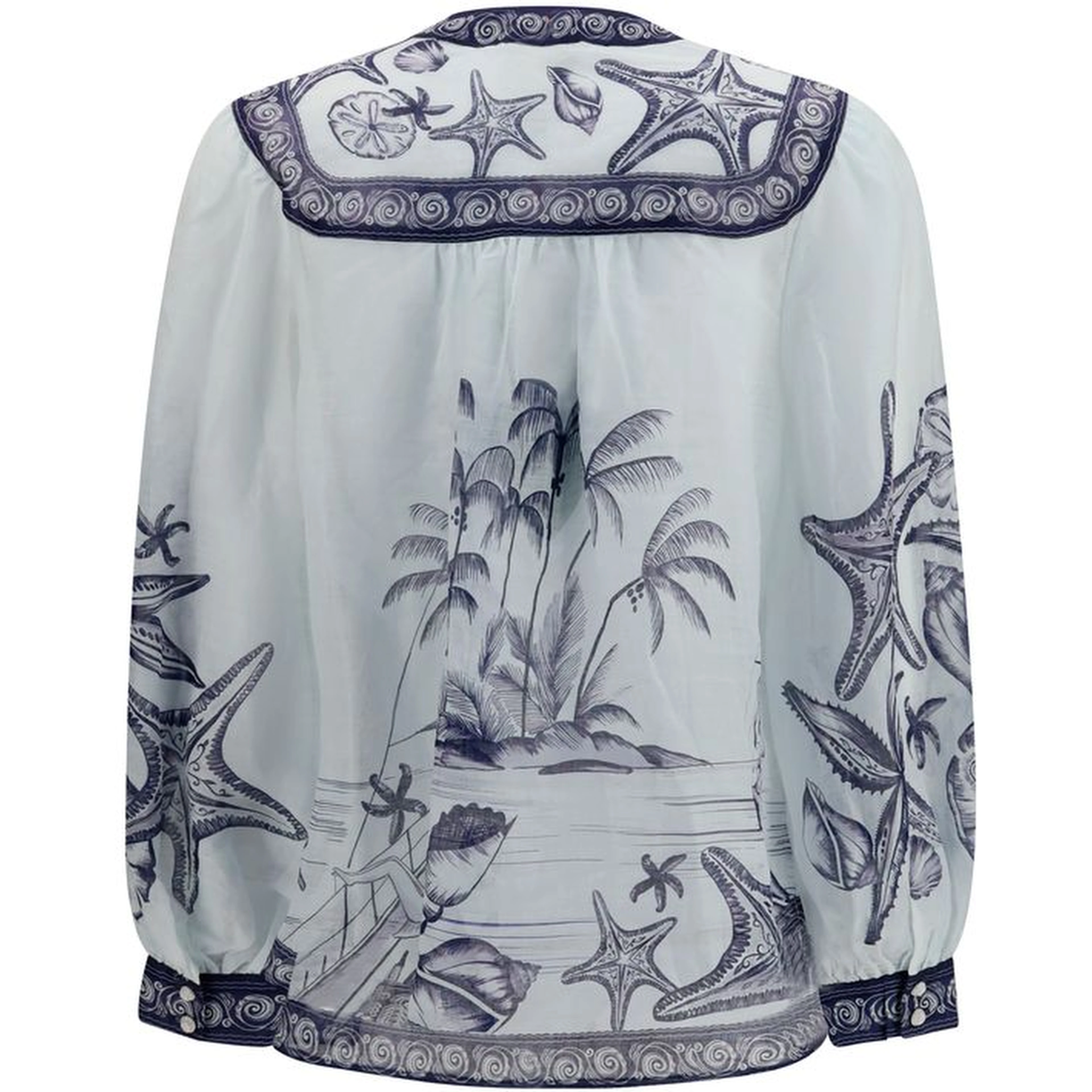 White Ramie Blouse