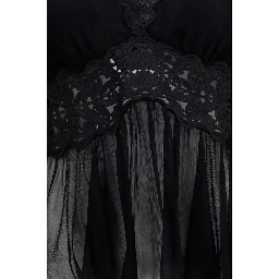 Black Viscose Blouse