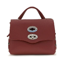 Bordeaux Calf Leather Bos Taurus Shoulder Bag
