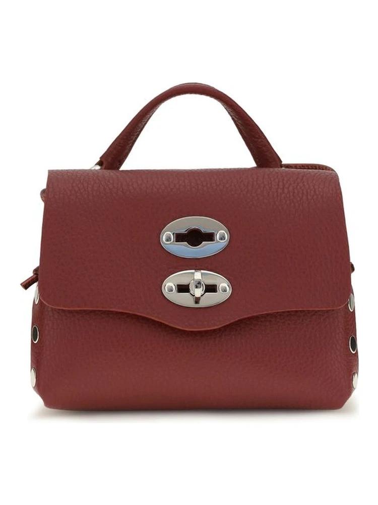 Bordeaux Calf Leather Bos Taurus Shoulder Bag