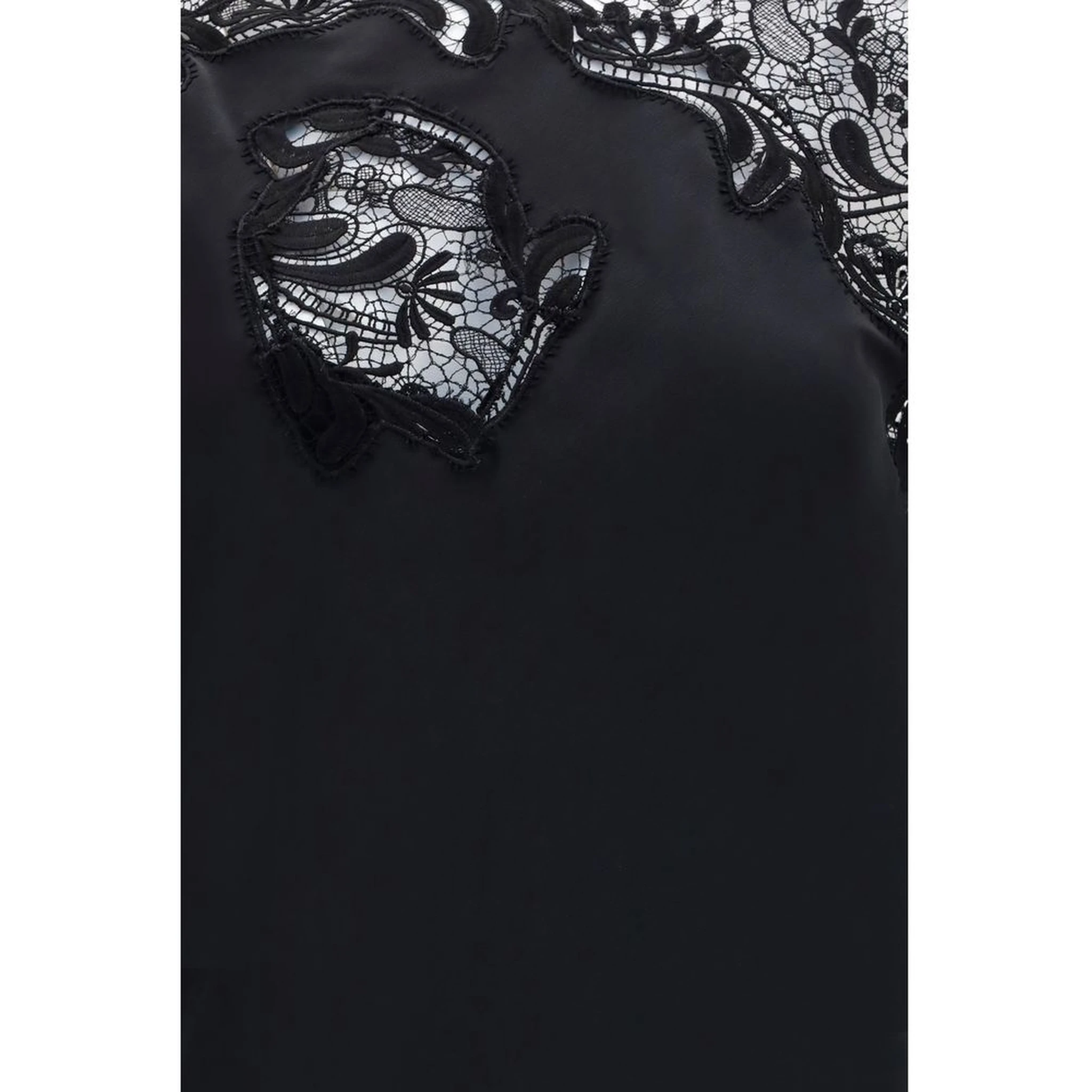 Black Silk Cocktail Dress