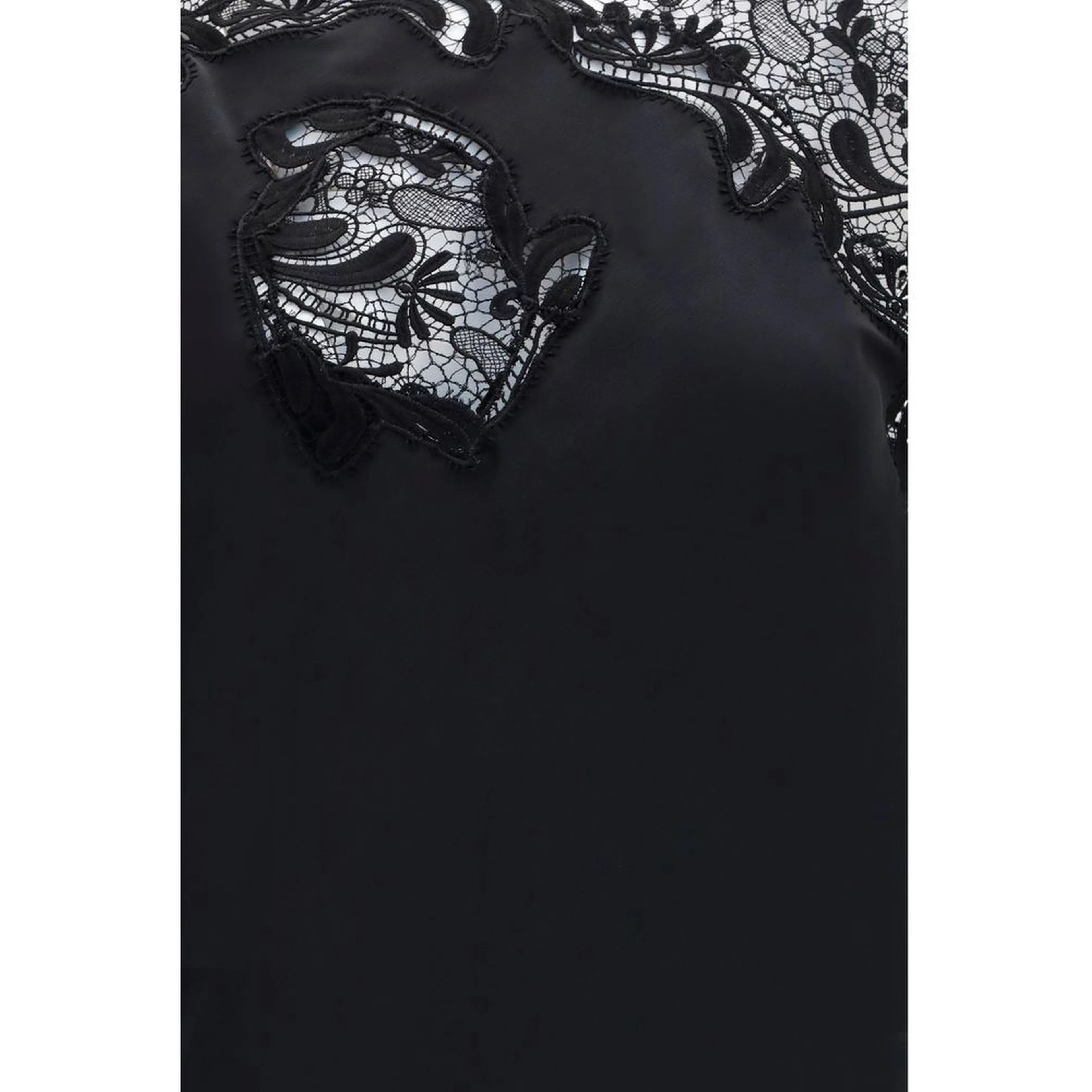 Black Silk Cocktail Dress