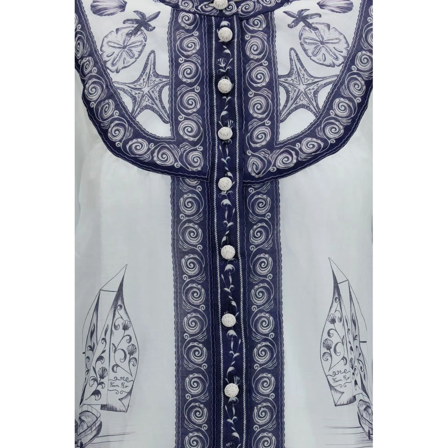 White Ramie Blouse