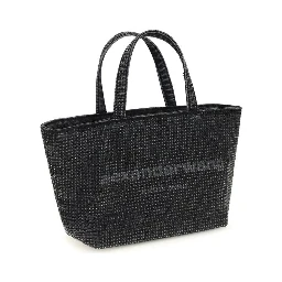 Gray Cotton Shoulder Bag