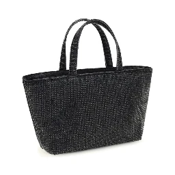 Gray Cotton Shoulder Bag