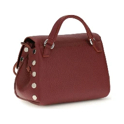 Bordeaux Calf Leather Bos Taurus Shoulder Bag