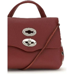 Bordeaux Calf Leather Bos Taurus Shoulder Bag