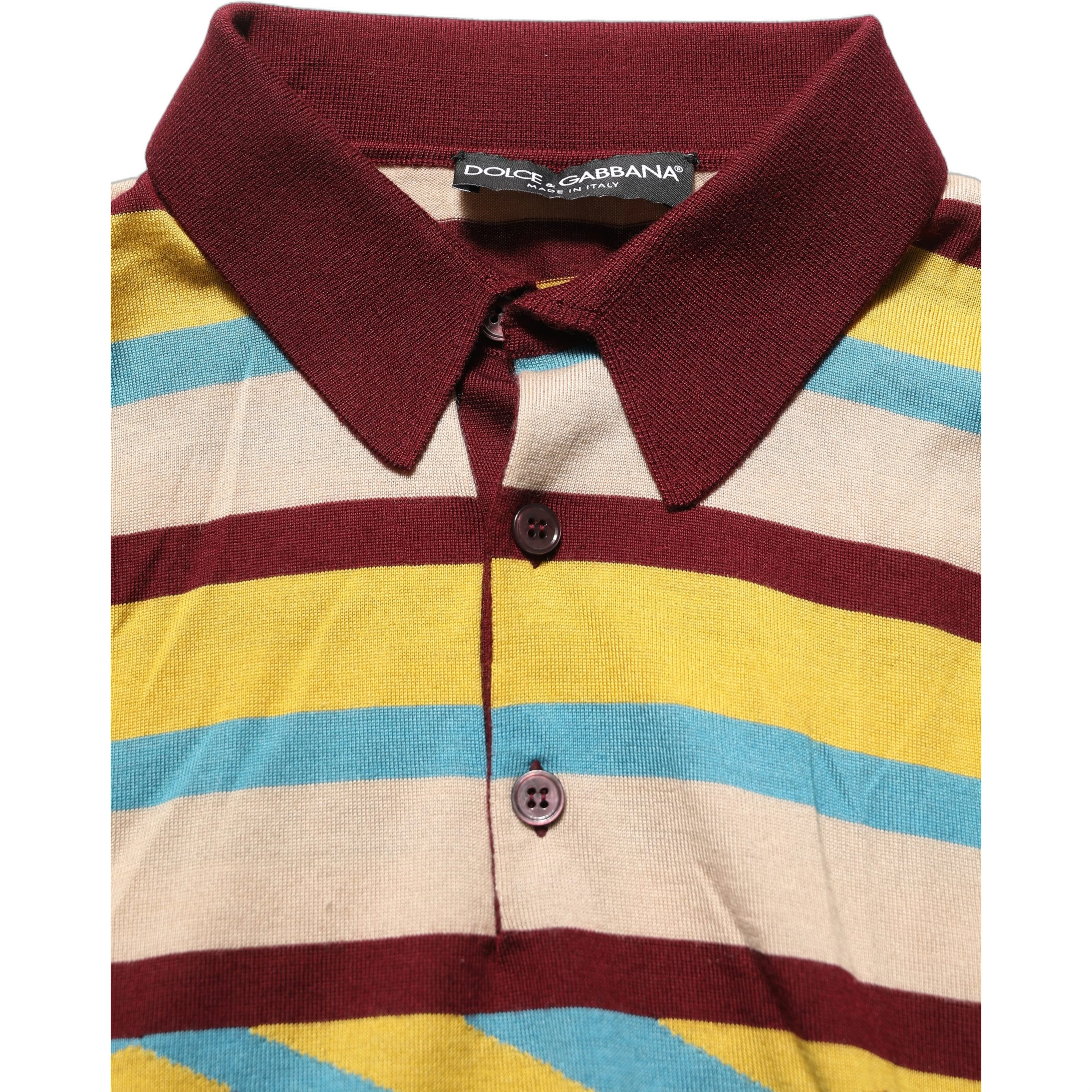 Multicolor Knitted Cashmere Pullover Sweater