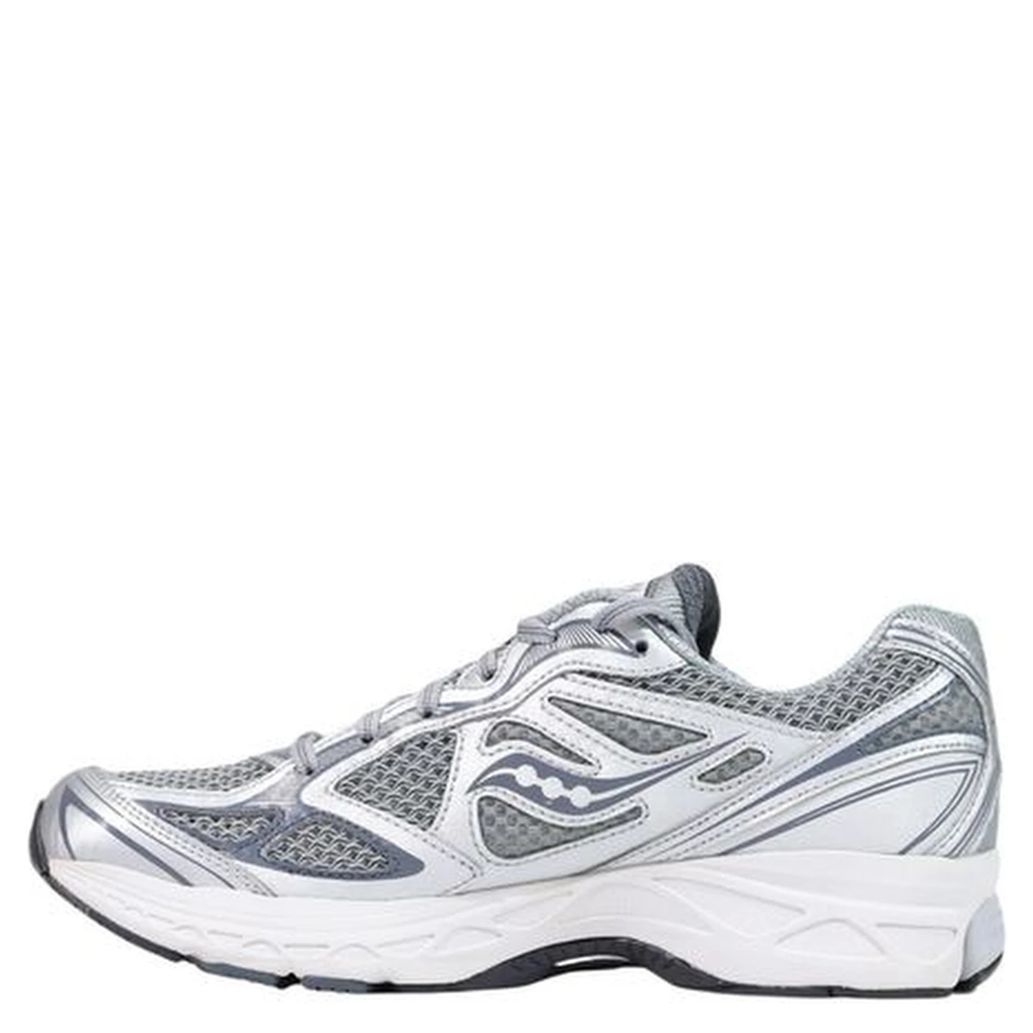Gray Textile Athletic Sneakers