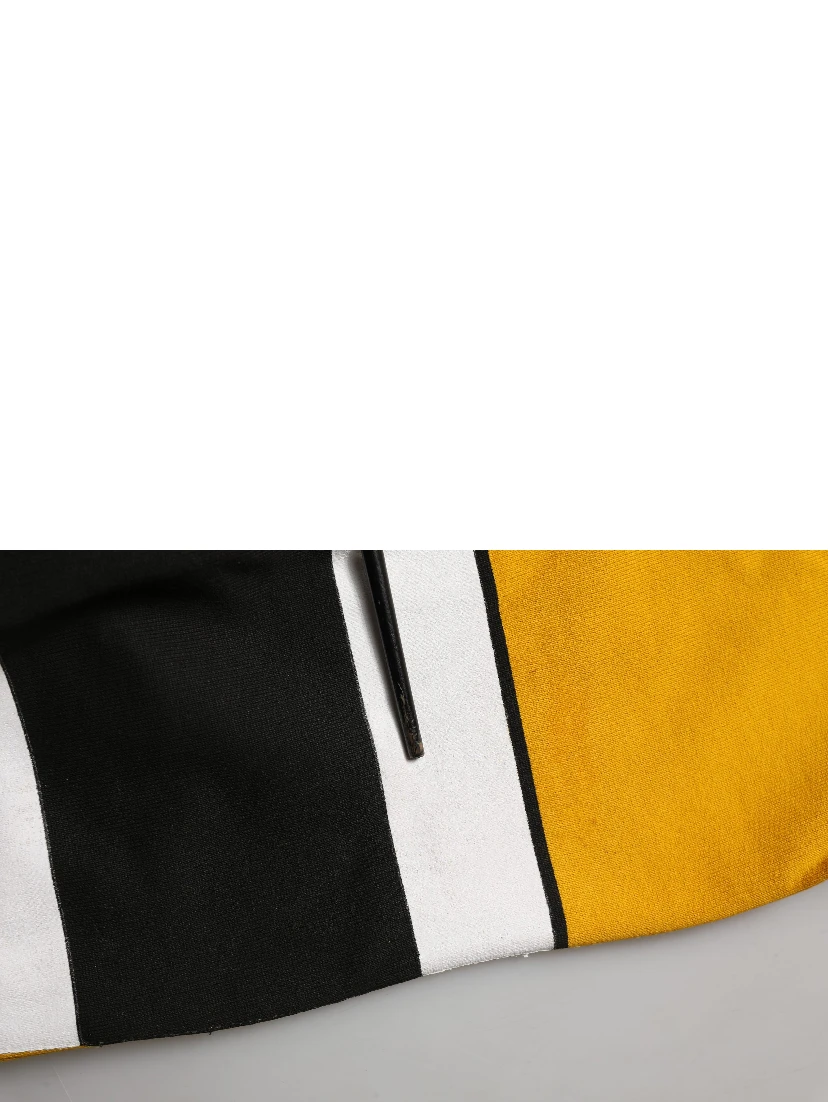 Yellow Crew Neck Jersey Sweatshirt Sweater