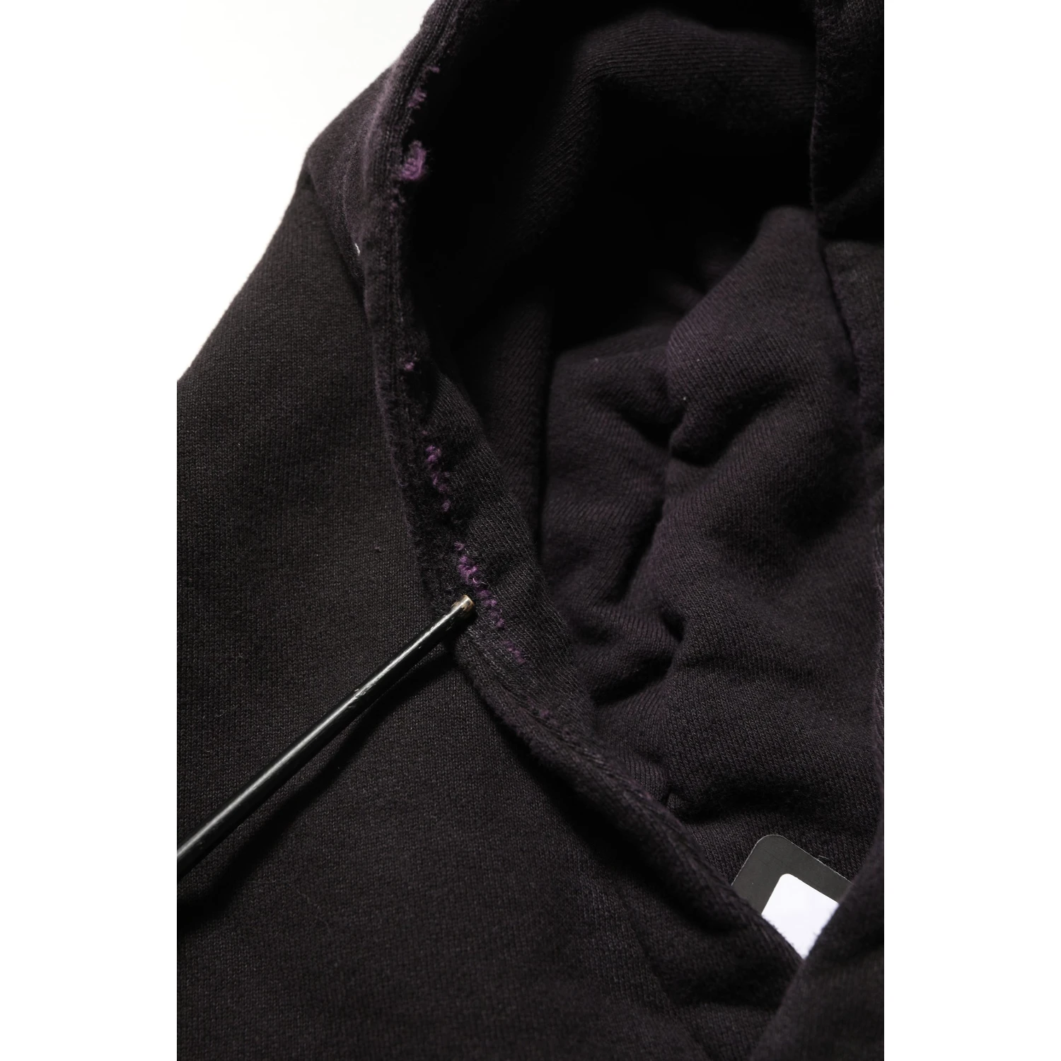 Black Cotton DGVIB3 Hooded Sweatshirt Sweater