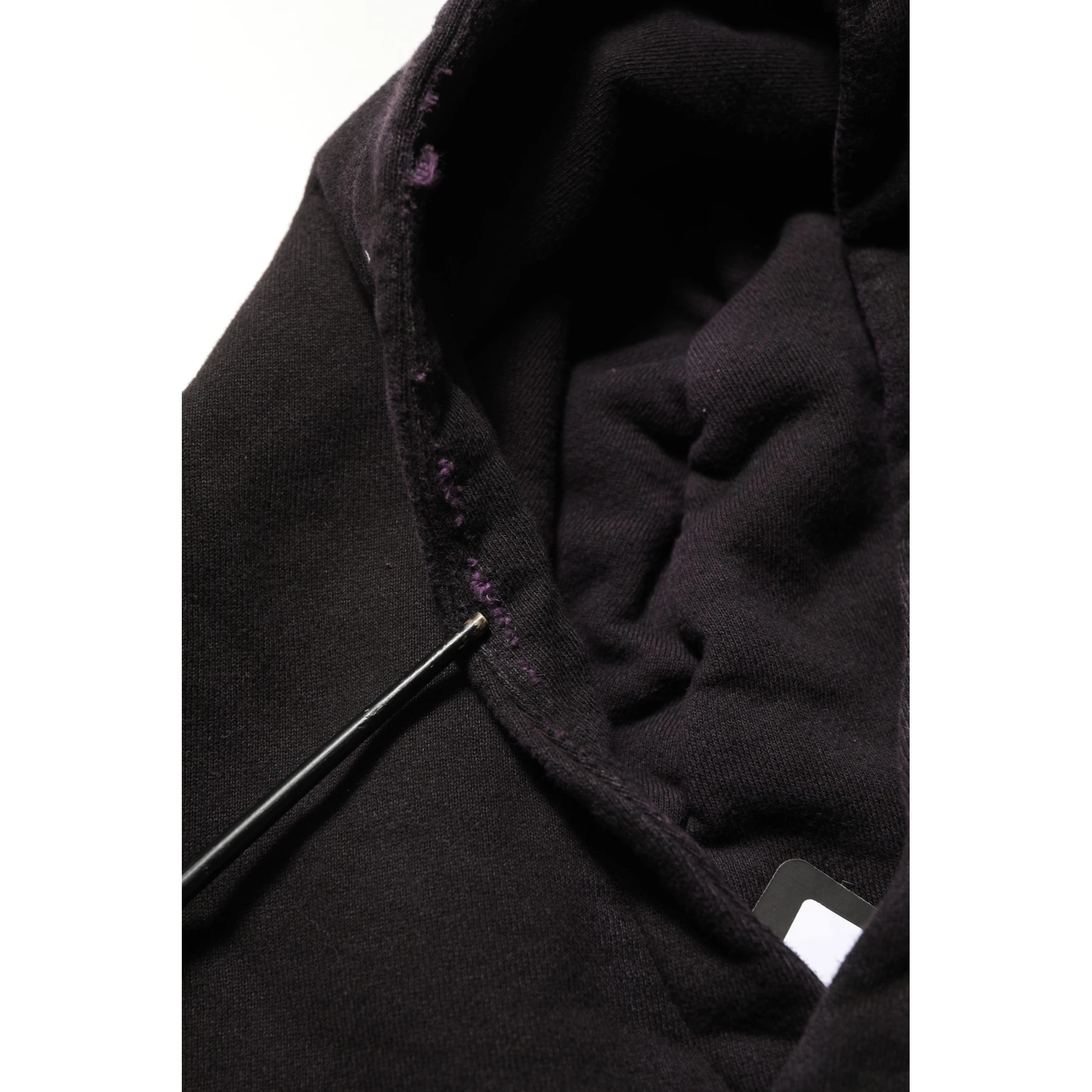 Black Cotton DGVIB3 Hooded Sweatshirt Sweater