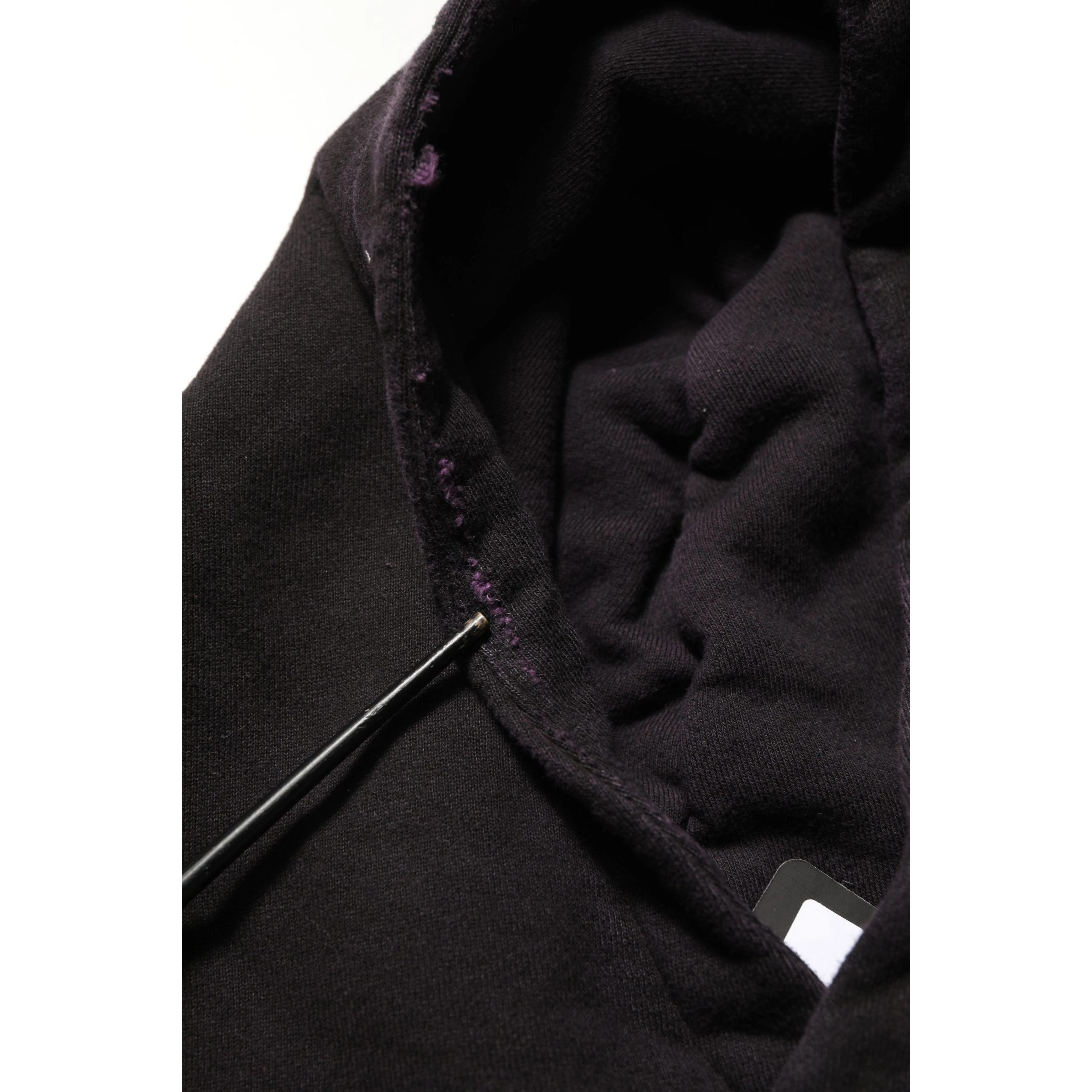 Black Cotton DGVIB3 Hooded Sweatshirt Sweater