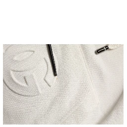 White Logo Hooded PulloverSweatshirt Sweater