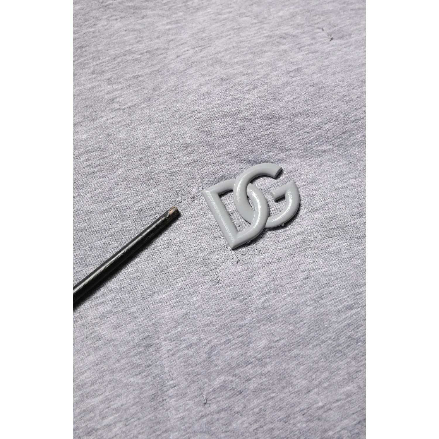 Gray Cotton Logo Hooded Sweatshirt Sweater