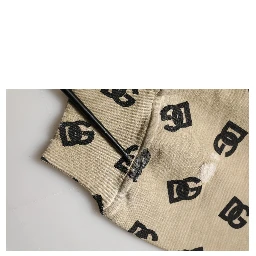 Brown Cotton Logo Hooded Sweatshirt Sweater