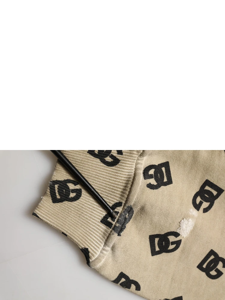 Brown Cotton Logo Hooded Sweatshirt Sweater alternative