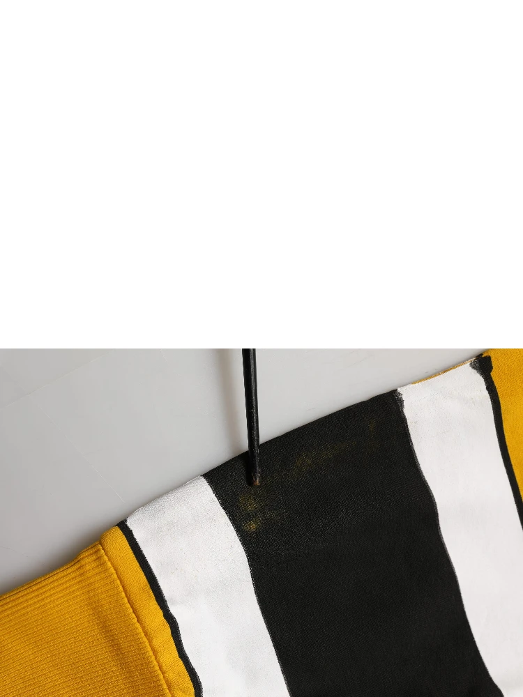 Yellow Crew Neck Jersey Sweatshirt Sweater alternative