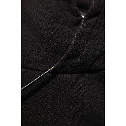Black Cotton DGVIB3 Hooded Sweatshirt Sweater