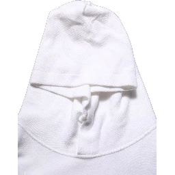 White Blue Stripe Hooded Sweatshirt Sweater