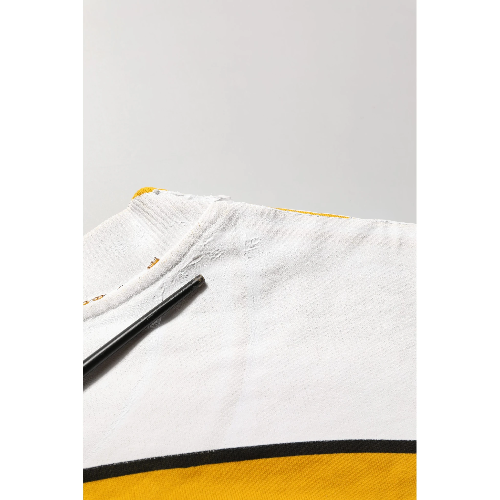 Yellow Crew Neck Jersey Sweatshirt Sweater