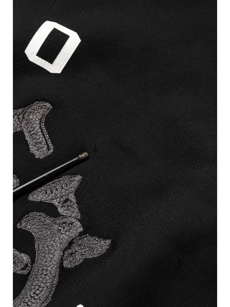 Black Cotton Milano1984 Print Hoodie Sweater alternative