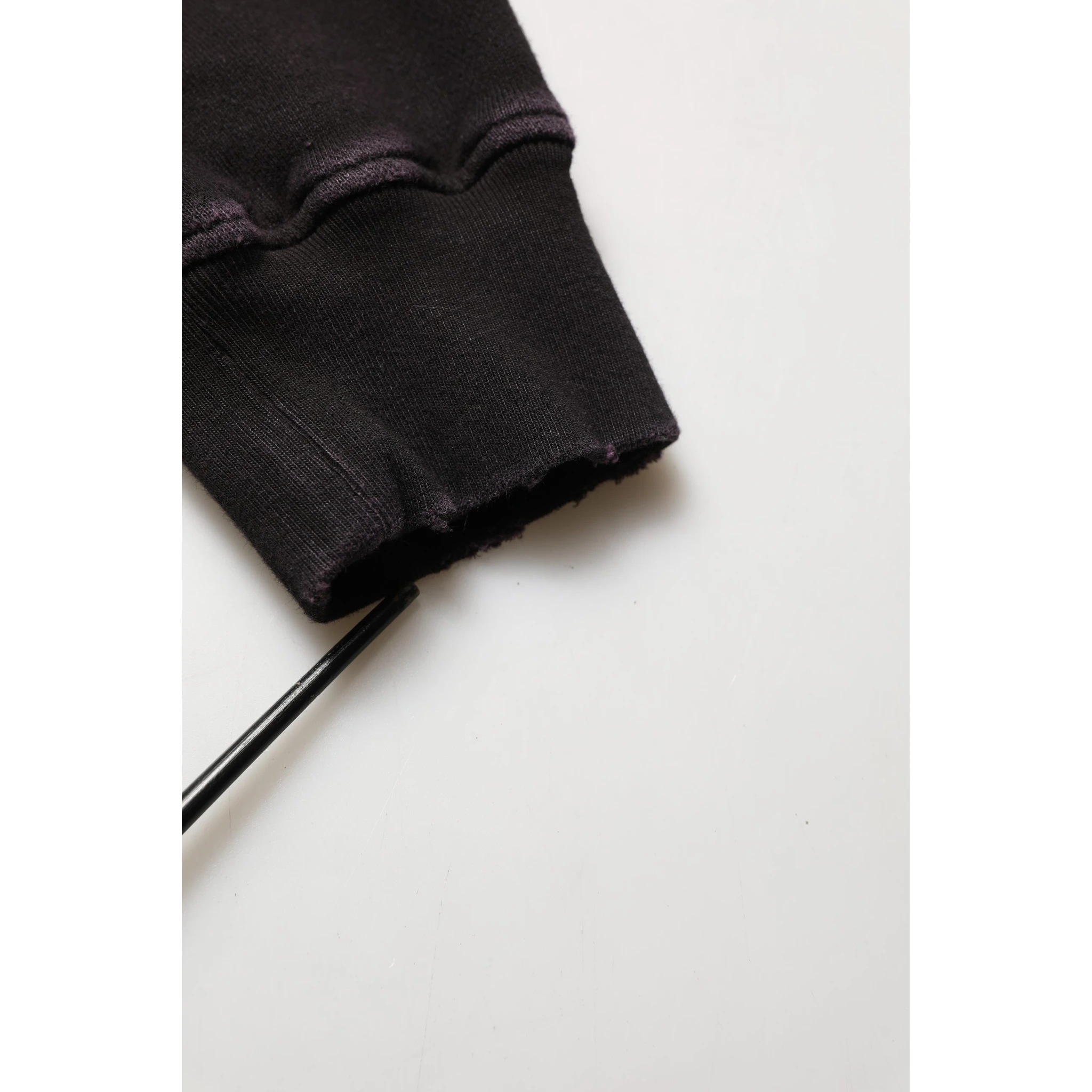 Black Cotton DGVIB3 Hooded Sweatshirt Sweater