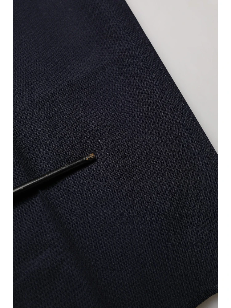 Dark Blue Single Breasted 2 Piece Men Suit