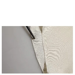 Off White Silk Straight Wide Leg Trouser Pants