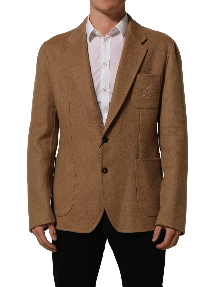 Brown Single Breasted 2 Button Suit Jacket alternative