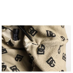 Brown Cotton Logo Hooded Sweatshirt Sweater
