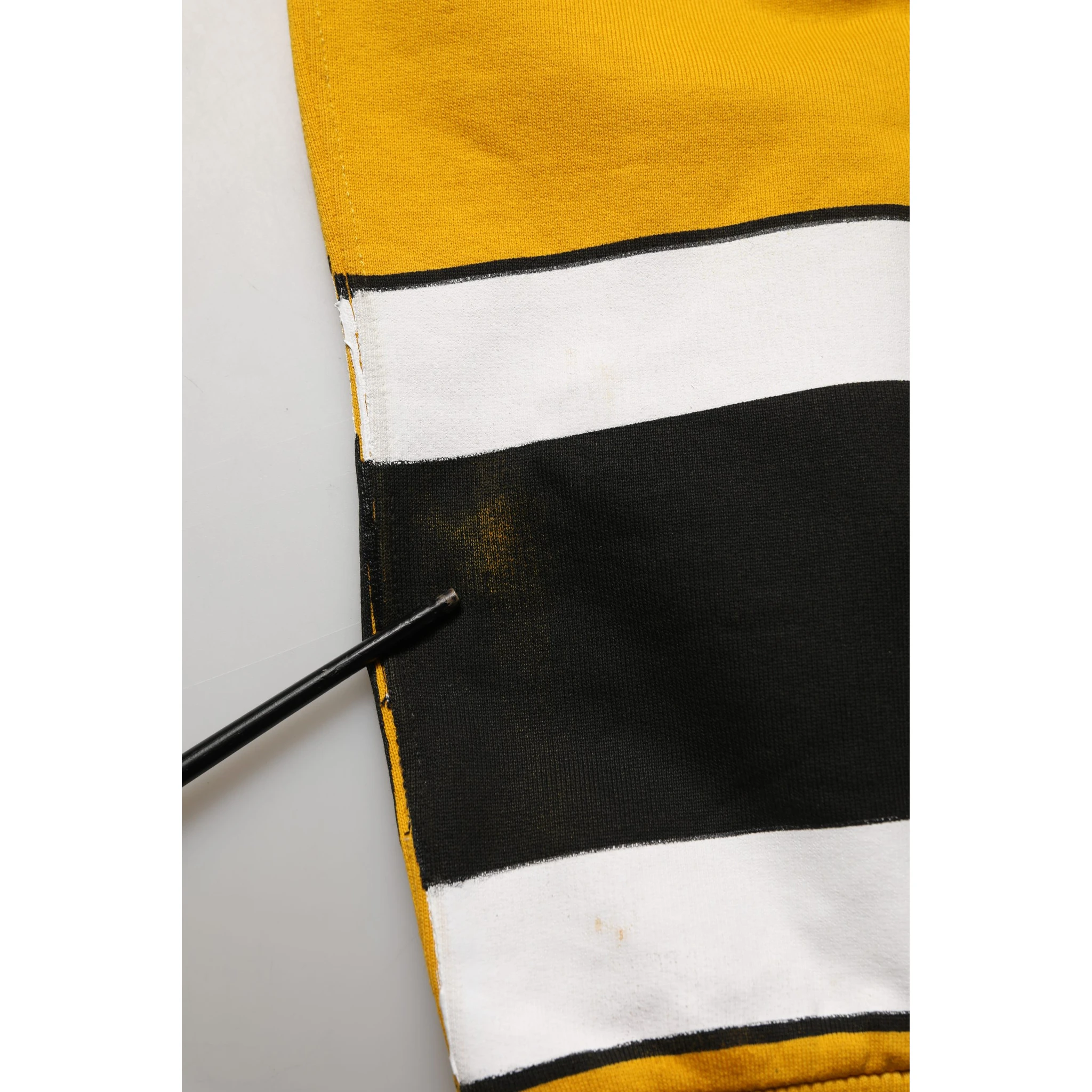 Yellow Crew Neck Jersey Sweatshirt Sweater