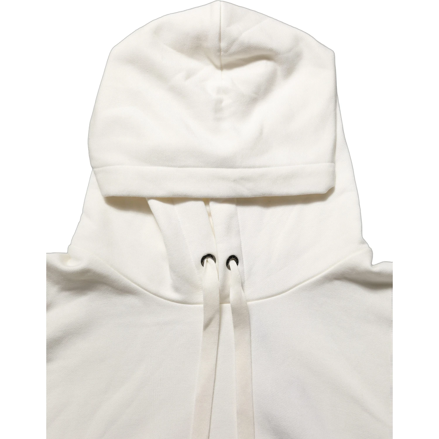White Logo Hooded PulloverSweatshirt Sweater